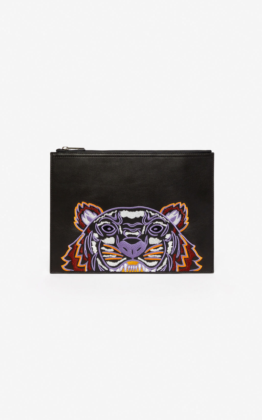 Kenzo Tiger leather Moška Pisemska Torbica Črna SI-1134121